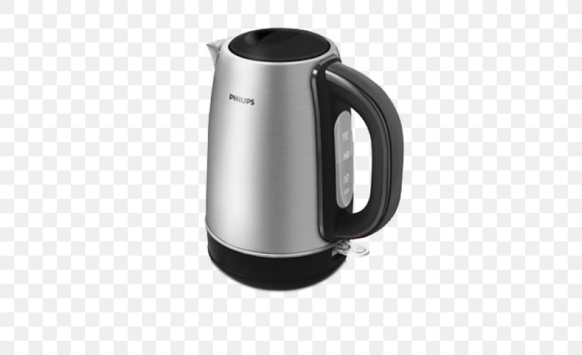 Philips HD4646 Philips HD9342/01 Hd4649 1.7 Liter Kettle Electric Kettle, PNG, 500x500px, Philips, Brushed Metal, Clothes Iron, Drinkware, Drip Coffee Maker Download Free