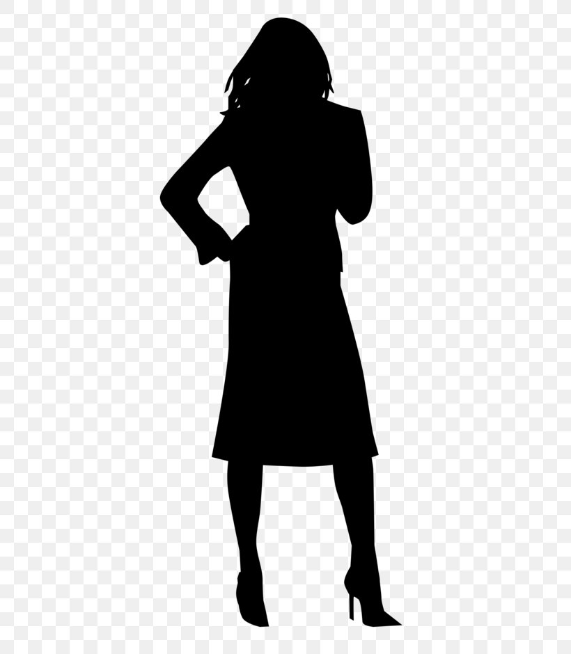 Silhouette Woman Clip Art, PNG, 400x940px, Silhouette, Art, Black, Black And White, Carnivoran Download Free