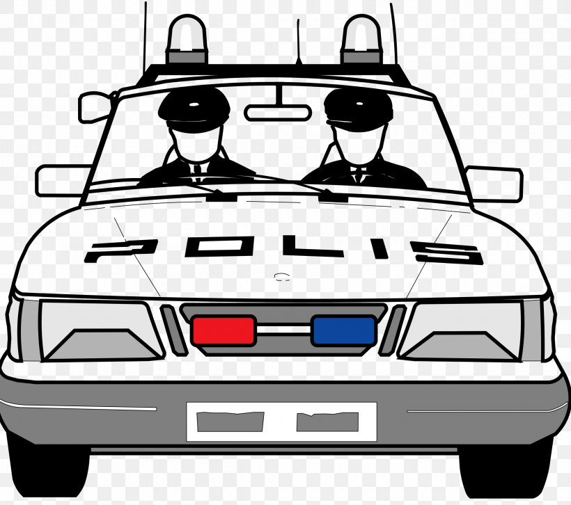 Police Car Drawing Police Officer, PNG, 2400x2127px, Car, Automotive Design, Automotive Exterior, Black And White, Boat Download Free