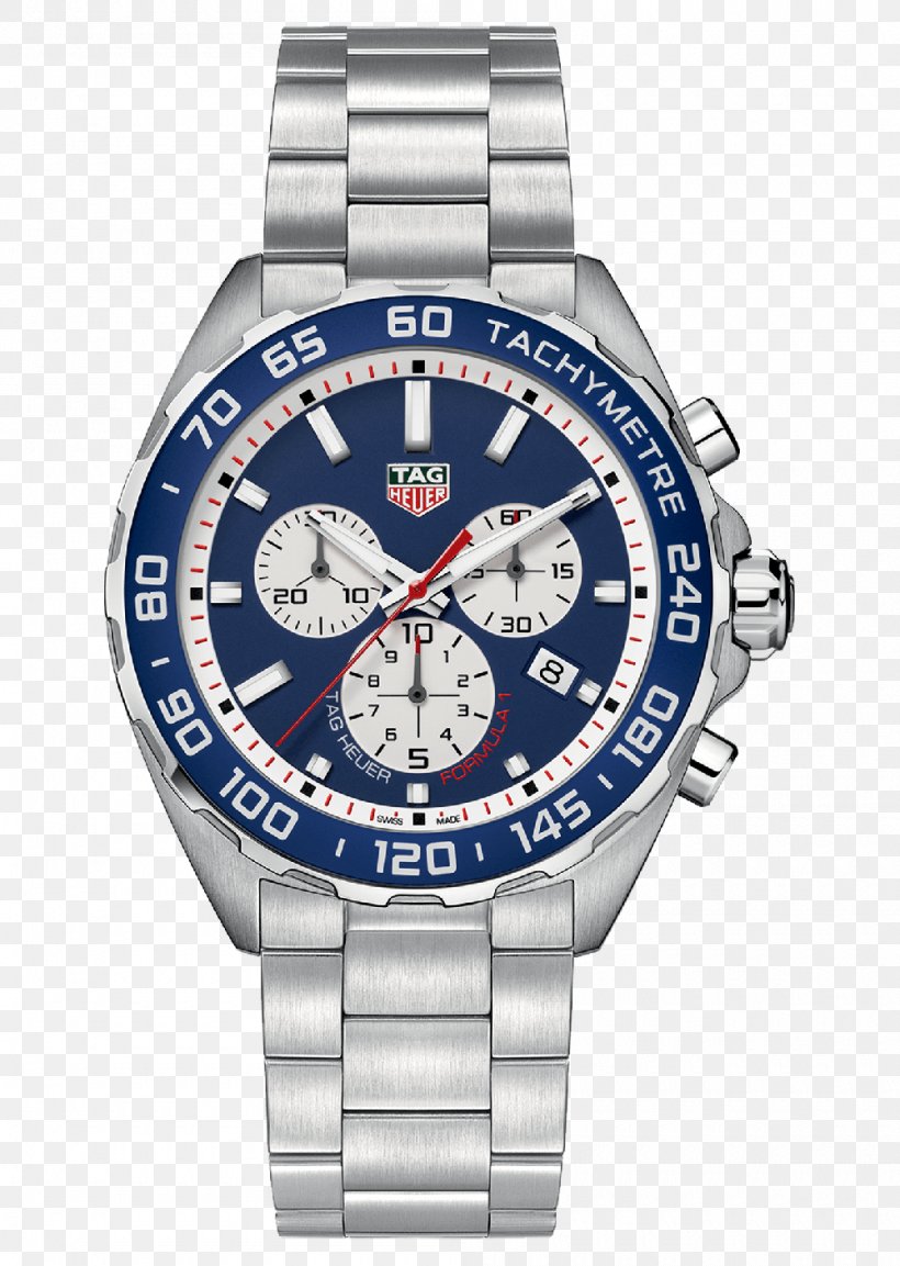 Watch TAG Heuer Men's Formula 1 Chronograph TAG Heuer Men's Formula 1 Chronograph TAG Heuer Monaco, PNG, 1000x1407px, Watch, Automatic Watch, Brand, Chronograph, Cobalt Blue Download Free