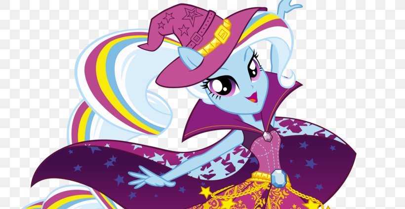 Pony Trixie Applejack Rainbow Dash Equestria, PNG, 807x424px, Watercolor, Cartoon, Flower, Frame, Heart Download Free