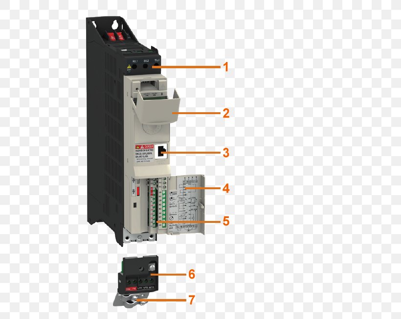 Circuit Breaker Variable Frequency & Adjustable Speed Drives Schneider Electric Frequency Changer Adjustable-speed Drive, PNG, 570x654px, Circuit Breaker, Ac Motor, Adjustablespeed Drive, Circuit Component, Electric Motor Download Free
