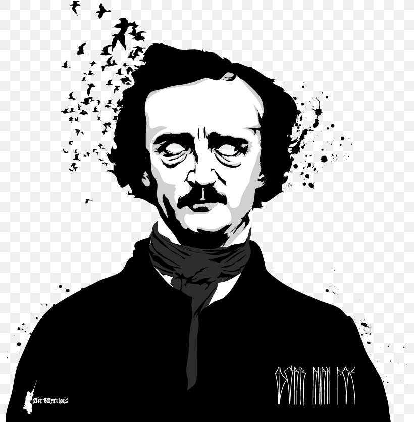 Edgar Allan Poe The Tell-Tale Heart MS. Found In A Bottle Clip Art Short Story, PNG, 797x836px, Edgar Allan Poe, Album Cover, Art, Black And White, Conte Download Free