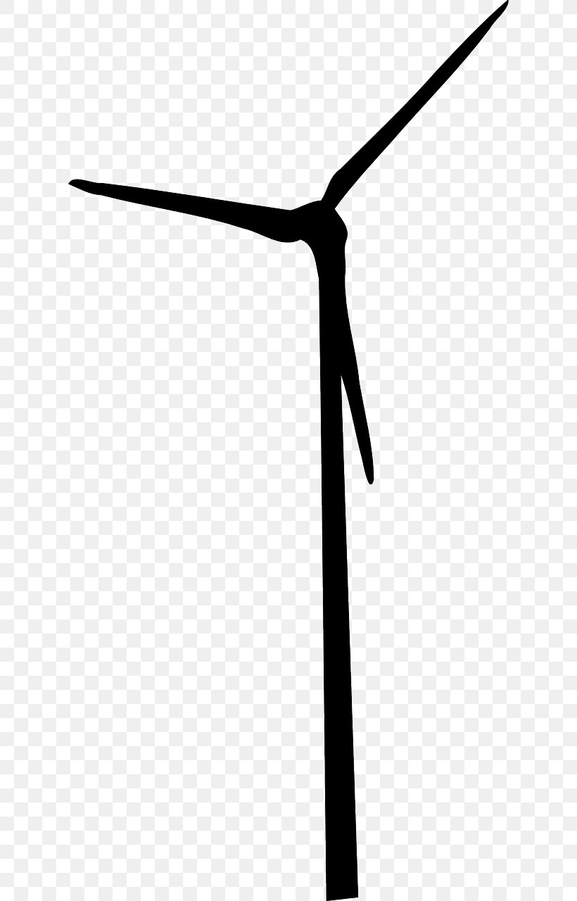 Wind Farm Wind Turbine Wind Power, PNG, 640x1280px, Wind Farm, Black And White, Drawing, Energy, Machine Download Free
