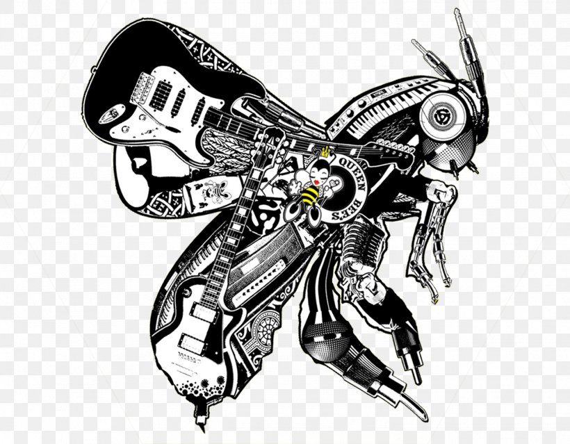 Automotive Design Cartoon Insect, PNG, 1477x1152px, Automotive Design, Art, Bass Guitar, Black And White, Car Download Free