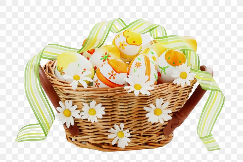 Basket Gift Basket Food Hamper Mishloach Manot, PNG, 2448x1632px, Watercolor, Baking Cup, Basket, Easter, Food Download Free