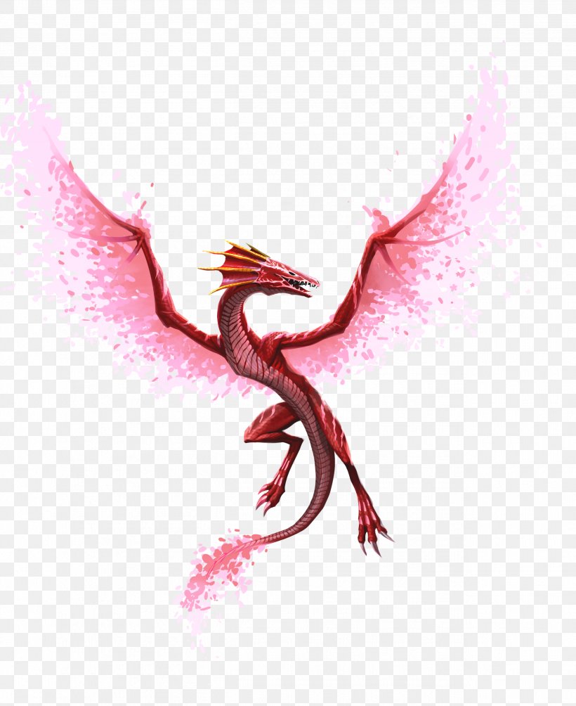 Cherry Blossom Cartoon, PNG, 2521x3089px, Dragon, Bird, Cherry Blossom, European Dragon, Game Download Free