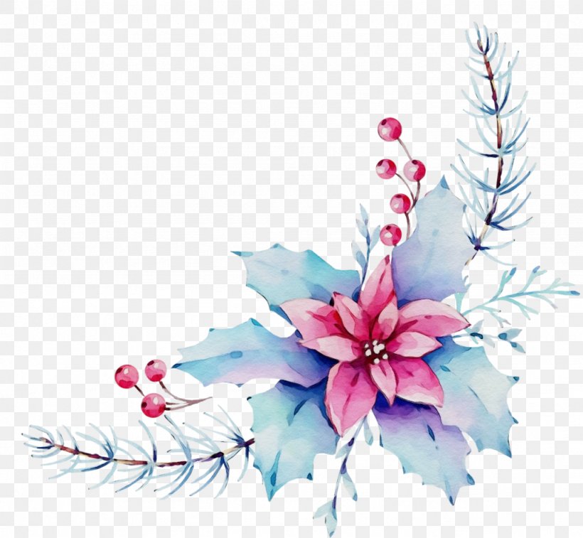 Christmas Ornament, PNG, 1024x946px, Watercolor, Branch, Christmas Ornament, Colorado Spruce, Cut Flowers Download Free