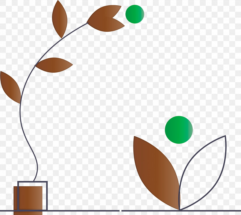 Leaf Line Plant Branch Circle, PNG, 3000x2684px, Modern Art, Branch, Circle, Flower, Leaf Download Free