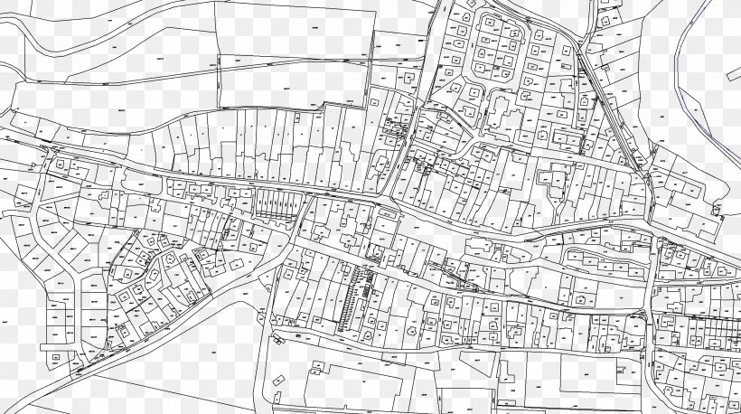 Land Lot Map Grundstück Plat Cadastral Community, PNG, 2680x1500px, Land Lot, Architecture, Area, Artwork, Black And White Download Free