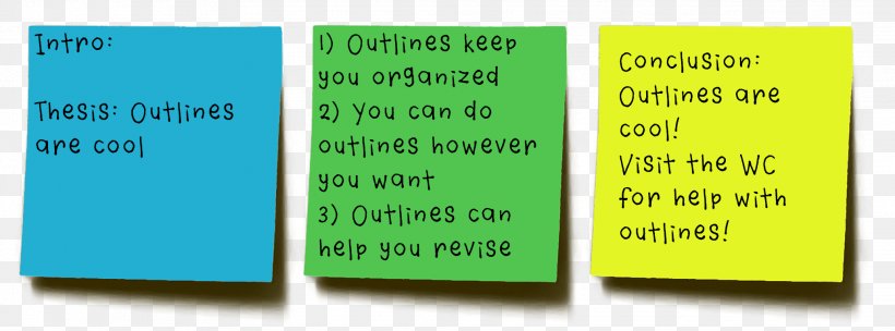 Post-it Note Writing Outline Paragraph Brand, PNG, 2068x767px, Postit Note, Brand, Fairy Tale, First Grade, Green Download Free