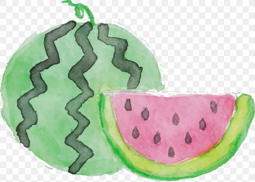 Watermelon, PNG, 3000x2142px, Watercolor, Citrullus, Cucumber Gourd And Melon Family, Food, Fruit Download Free