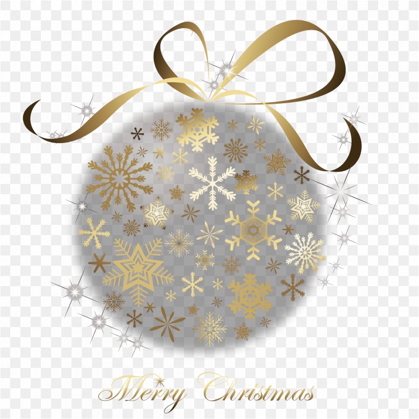 Christmas Ornament Snowflake, PNG, 1669x1669px, Christmas, Ball, Christmas Ornament, Ribbon, Snow Download Free
