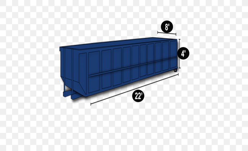 Metro Detroit Dumpster Rental Shipping Container Roll-off, PNG, 500x500px, Shipping Container, Cargo, Cobalt Blue, Detroit, Dumpster Download Free