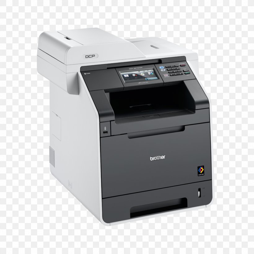 Multi-function Printer Brother Industries Laser Printing, PNG, 960x960px, Multifunction Printer, Automatic Document Feeder, Bildtrommel, Brother Industries, Color Printing Download Free