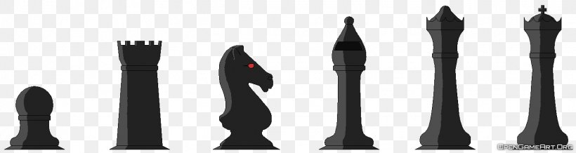 Chess Piece Staunton Chess Set Clip Art, PNG, 1548x412px, 2d Computer Graphics, Chess, Black And White, Chess Piece, Chess Set Download Free