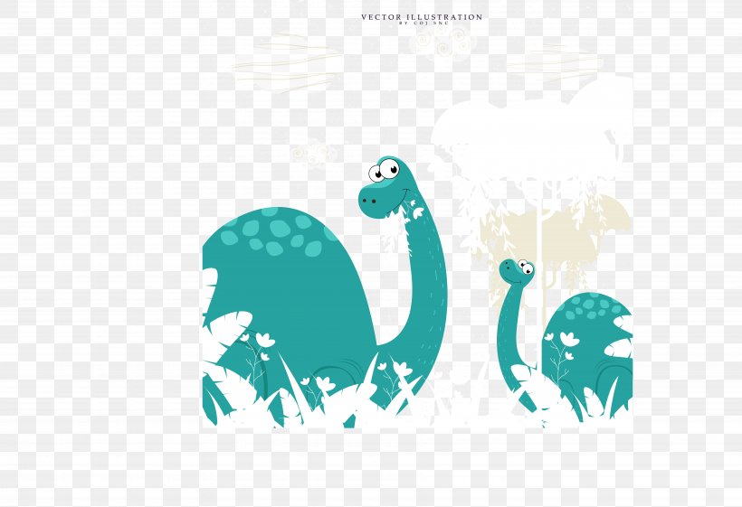 Drawing Icon, PNG, 7185x4924px, Drawing, Blue, Brand, Dinosaur, Grass Download Free