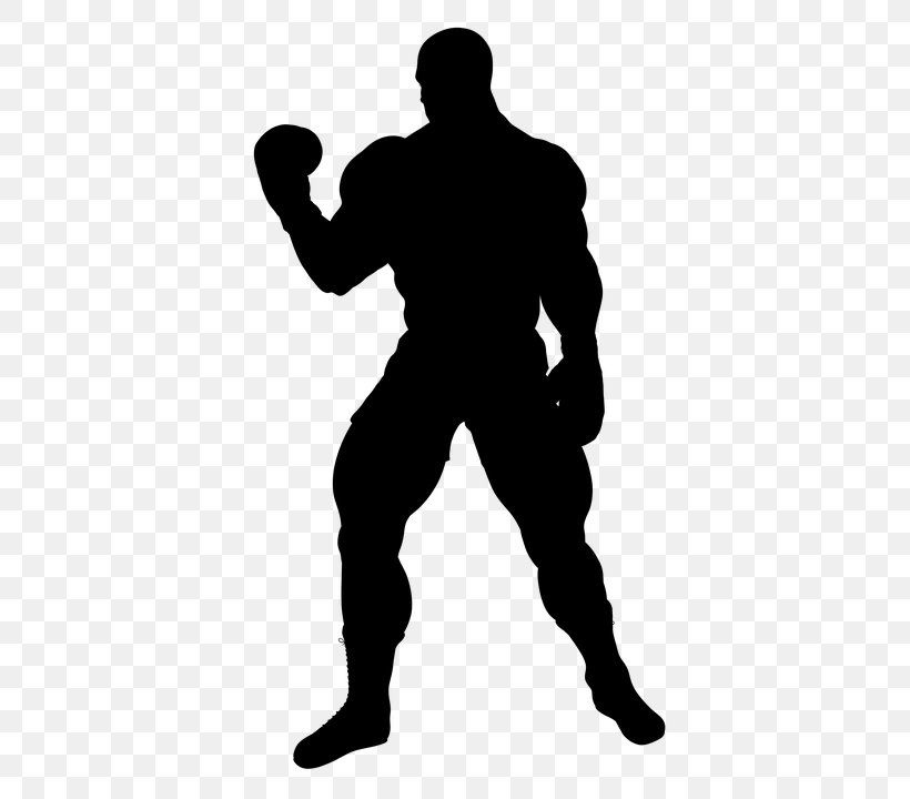 Silhouette Bodybuilding Muscle Physical Fitness, PNG, 424x720px, Silhouette, Arm, Black, Black And White, Bodybuilding Download Free