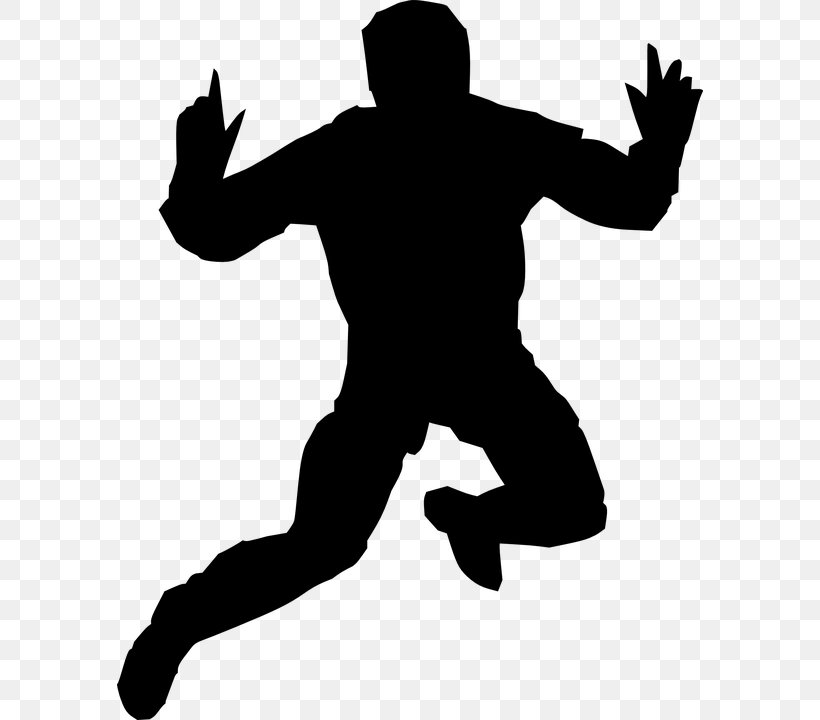 Jumping Woman Clip Art, PNG, 586x720px, Jumping, Arm, Black, Black And White, Cartoon Download Free