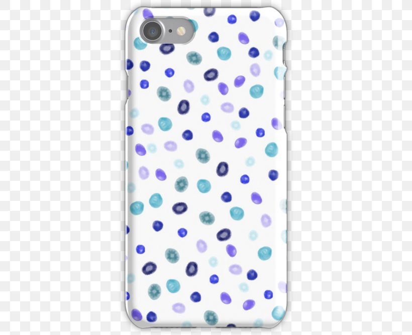 Polka Dot Mobile Phone Accessories Point, PNG, 500x667px, Polka Dot, Apple Iphone 8 Plus, Electric Blue, Iphone, Iphone 7 Download Free