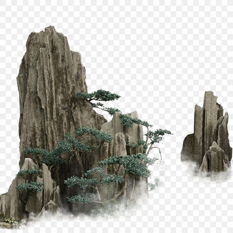Clip Art Image Photography Illustration, PNG, 1417x1417px, Photography, Bedrock, Chinese Painting, Cliff, Footage Download Free