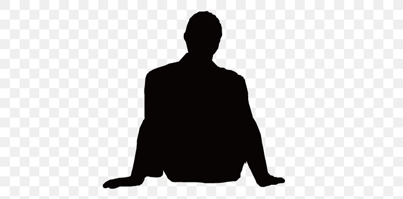 Silhouette Man Sitting, PNG, 721x406px, Silhouette, Black, Human Behavior, Male, Man Download Free