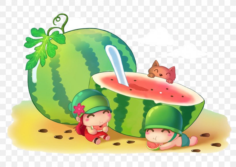 Watermelon Eating Child Cartoon Illustration, PNG, 1042x736px, Watermelon,  Animation, Cartoon, Child, Citrullus Download Free