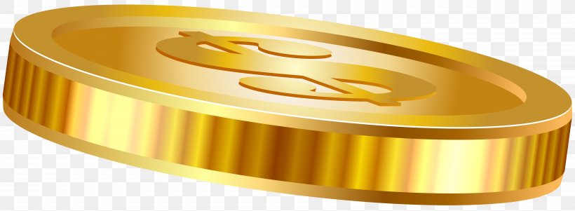 Gold Coin Gold Coin Clip Art, PNG, 8000x2945px, Coin, Digital Image, Gold, Gold Coin, Image Resolution Download Free