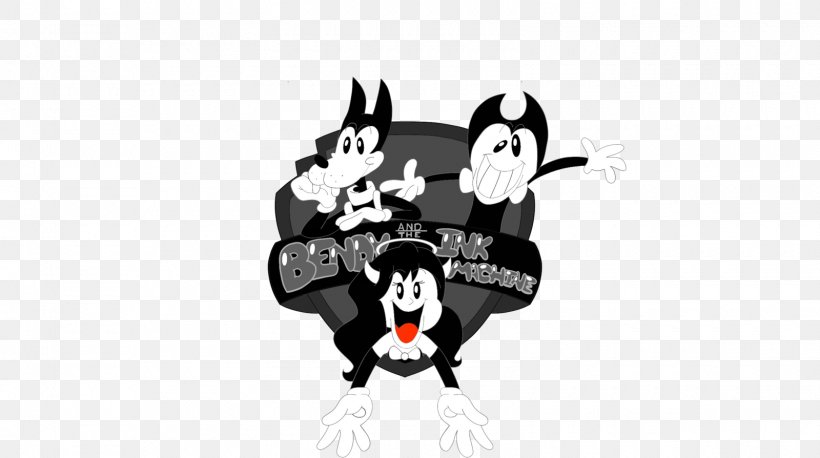 Bendy And The Ink Machine Fan Art Drawing Cartoon, PNG, 1600x894px, Bendy And The Ink Machine, Animaniacs, Art, Black, Black And White Download Free
