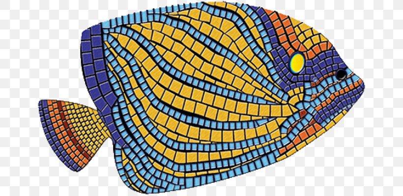 Glass Mosaic Angelfish Art Pattern, PNG, 700x400px, Mosaic, Angelfish, Art, Decal, Fish Download Free