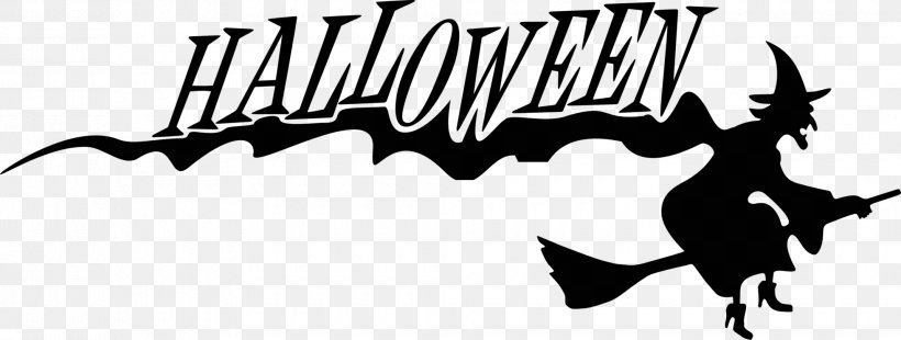 Halloween Clip Art, PNG, 1960x741px, Halloween, Area, Artwork, Black, Black And White Download Free