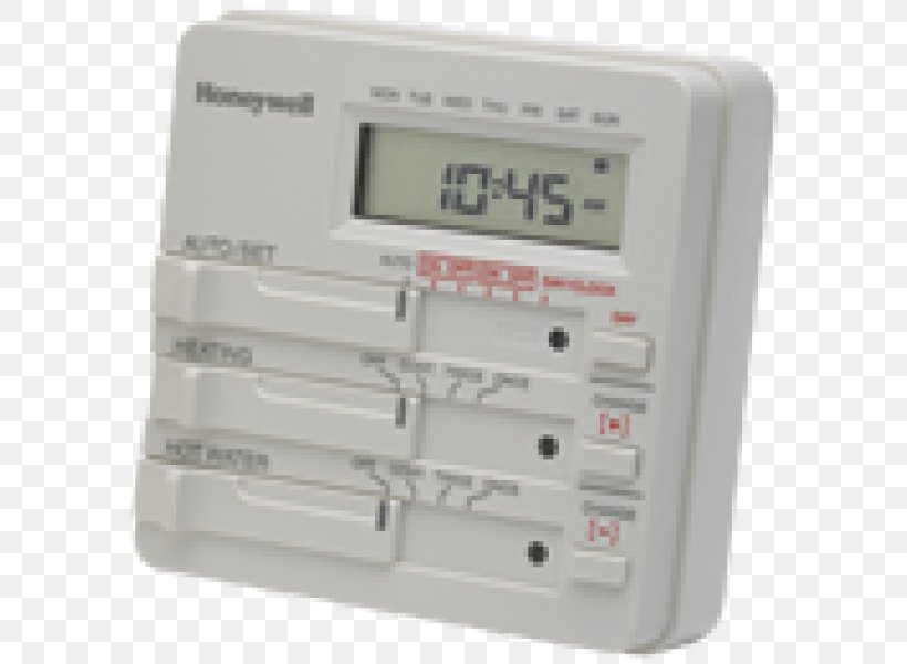 Honeywell Programmer St699 Central Heating Thermostat Water Heating, PNG, 600x600px, Central Heating, Boiler, Electricity, Electronics, Hardware Download Free