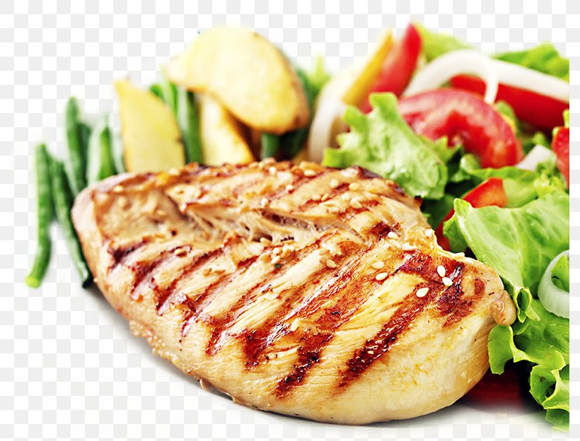 Roast Chicken Steak Chicken Fingers Chicken Meat Salad, PNG, 790x624px, Roast Chicken, American Food, Chicken Breast, Chicken Fingers, Chicken Meal Download Free