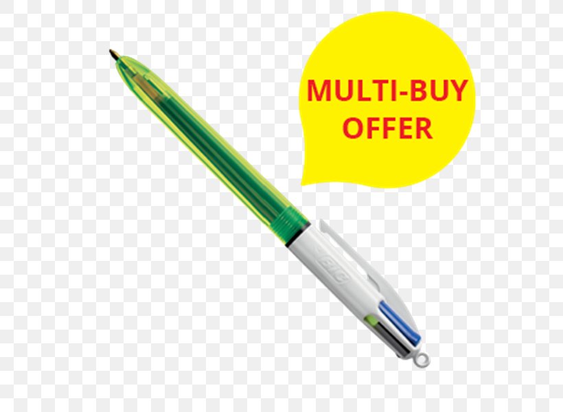 Ballpoint Pen Bic Highlighter Office Supplies, PNG, 600x600px, Ballpoint Pen, Ball Pen, Bic, Bic Cristal, Highlighter Download Free