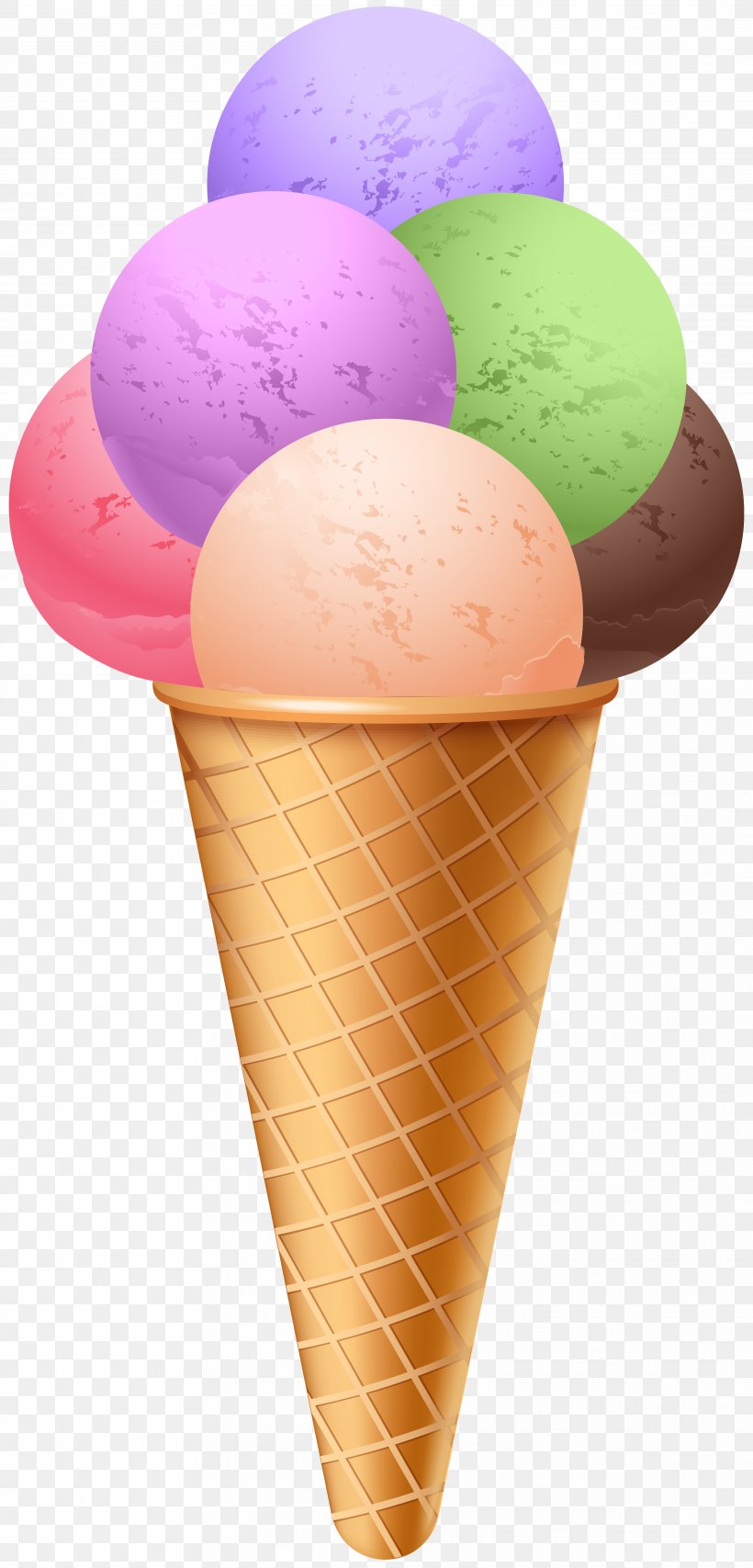 Ice Cream Cone Gelato Ice Pop, PNG, 3841x8000px, Ice Cream, Chocolate Ice Cream, Cream, Dairy Product, Dairy Products Download Free