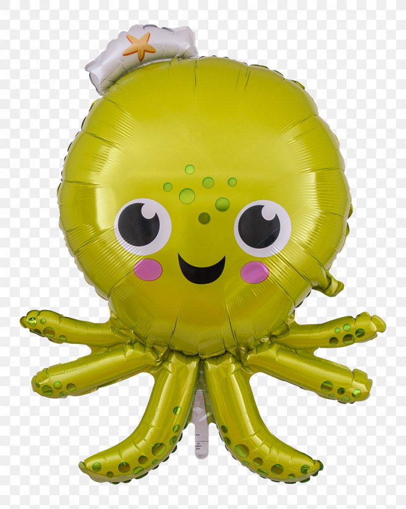 Octopus Birthday Balloon Party Helium, PNG, 957x1200px, Octopus, Animal Figure, Animation, Baby Toys, Ballongruessede Download Free