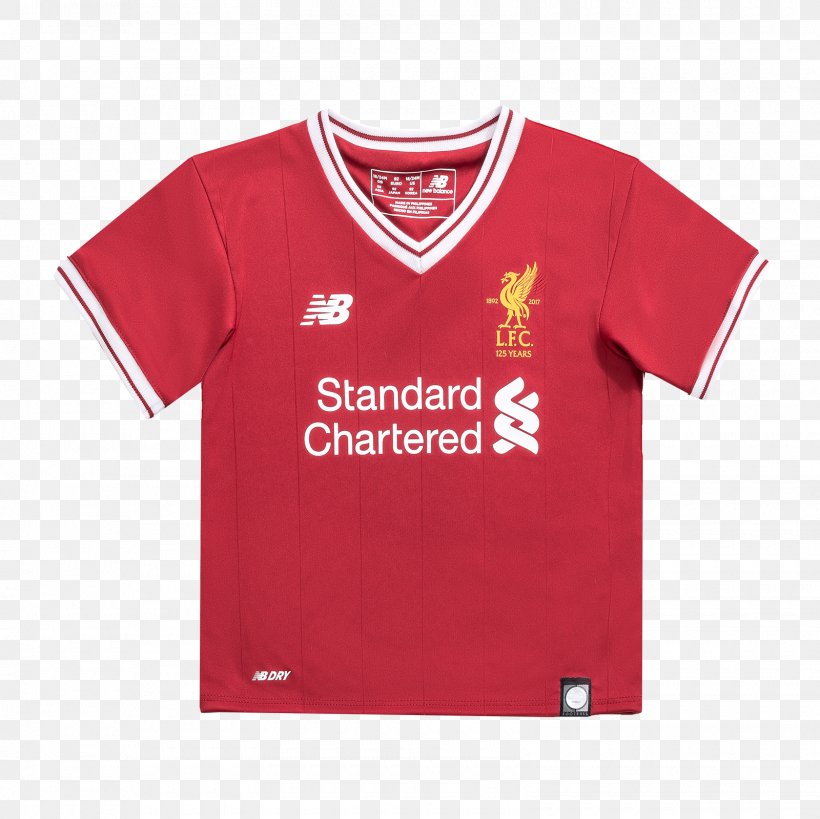 2017–18 Liverpool F.C. Season 2017–18 Premier League Kit Jersey, PNG, 1600x1600px, Liverpool Fc, Active Shirt, Brand, Clothing, Collar Download Free