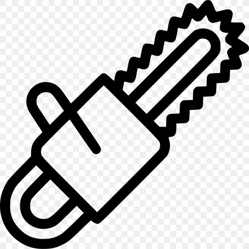 Chainsaw Download, PNG, 980x980px, Chainsaw, Black And White, Chain, Symbol, Technology Download Free
