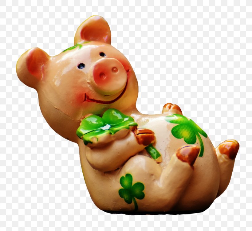 Domestic Pig Good Luck Charm New Year, PNG, 1280x1175px, Pig, Christmas, Domestic Pig, Fourleaf Clover, Germany Download Free