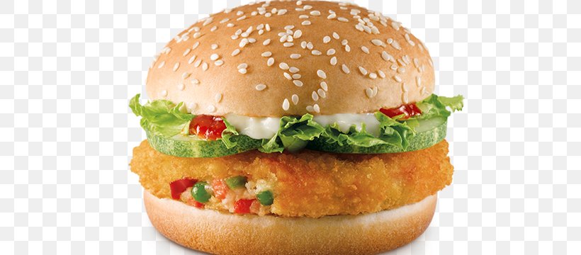 Veggie Burger Hamburger Aloo Tikki Vegetarian Cuisine McDonald's Big Mac, PNG, 720x360px, Veggie Burger, Aloo Tikki, American Food, Breakfast Sandwich, Buffalo Burger Download Free