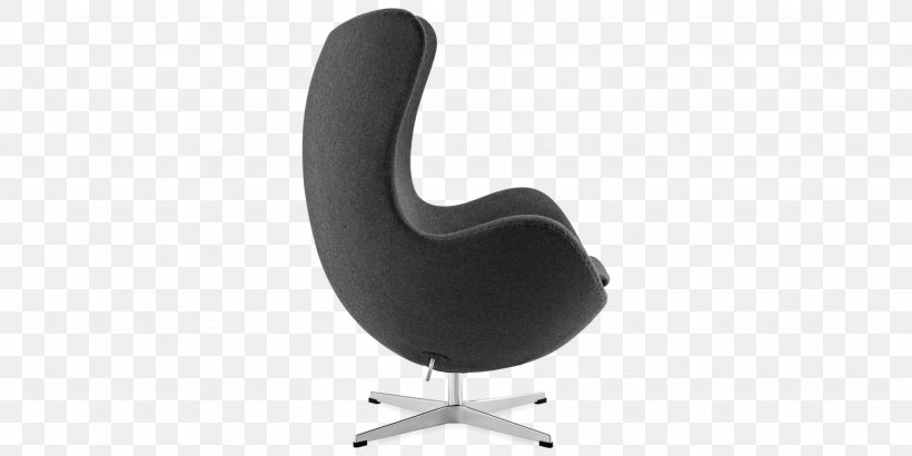 Egg Eames Lounge Chair Furniture Fauteuil, PNG, 2048x1024px, Egg, Arne Jacobsen, Black, Chair, Charles And Ray Eames Download Free
