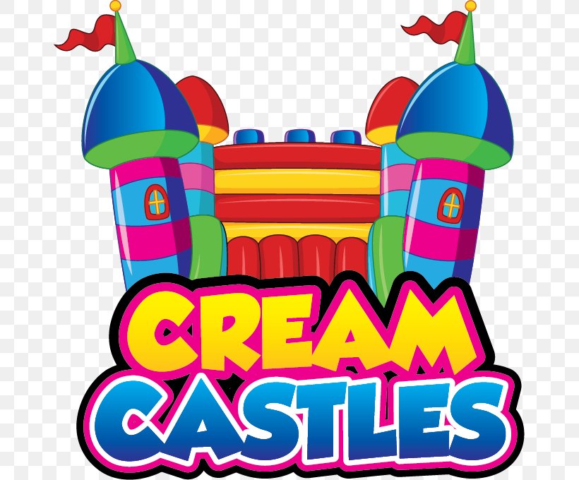 Inflatable Bouncers Cream Castles, PNG, 667x680px, Inflatable Bouncers, Area, Artwork, Balloon, Castle Download Free