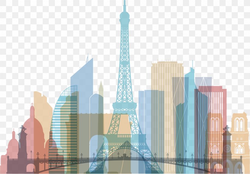 Paris Skyline Poster Clip Art, PNG, 2001x1398px, Paris, Architecture, Art, Building, City Download Free