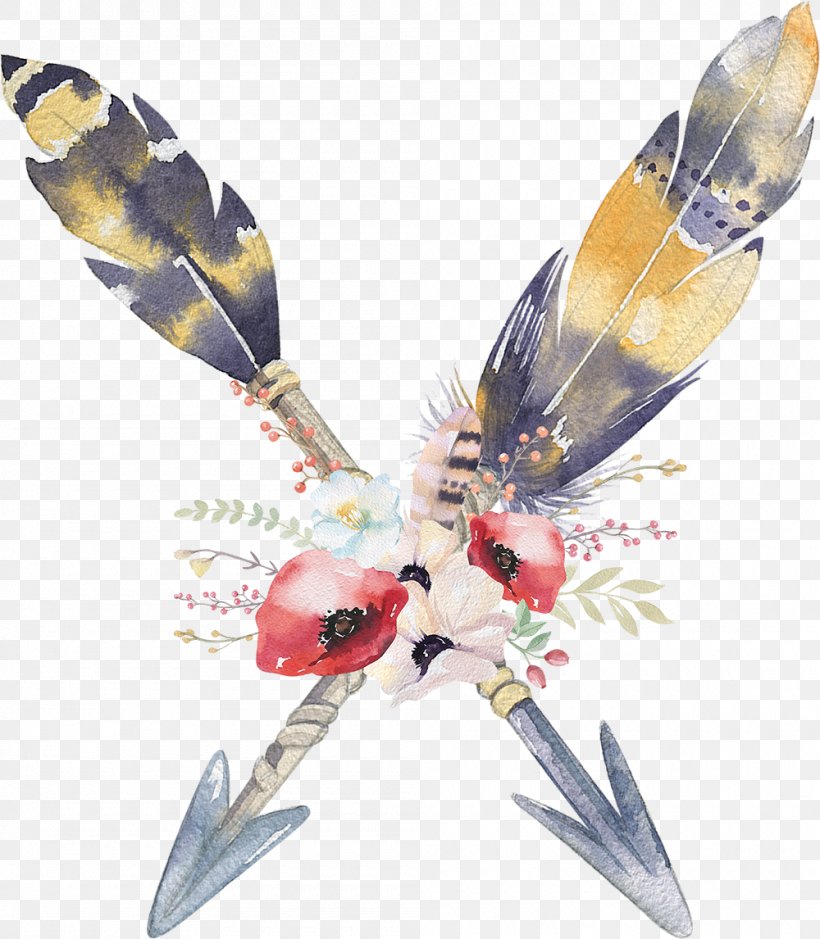Bohemianism Feather, PNG, 1000x1146px, Watercolor Painting, Art, Boho Chic, Drawing, Ethnic Group Download Free