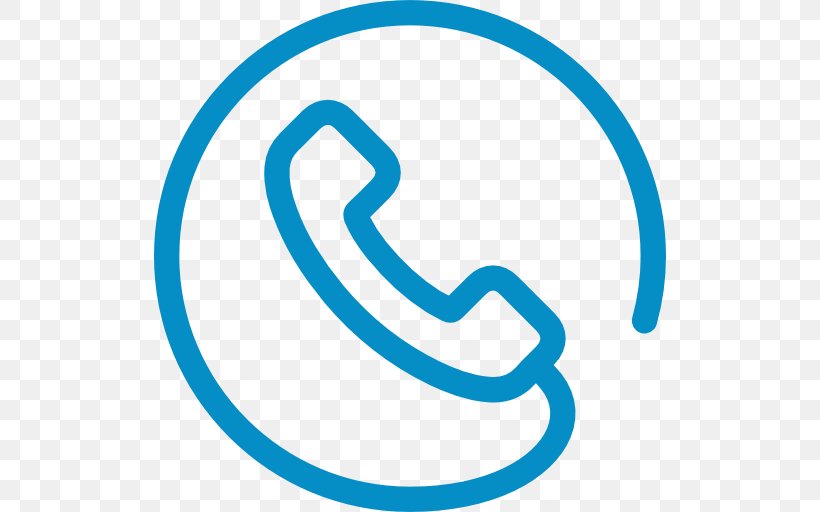 blue telephone icon vector