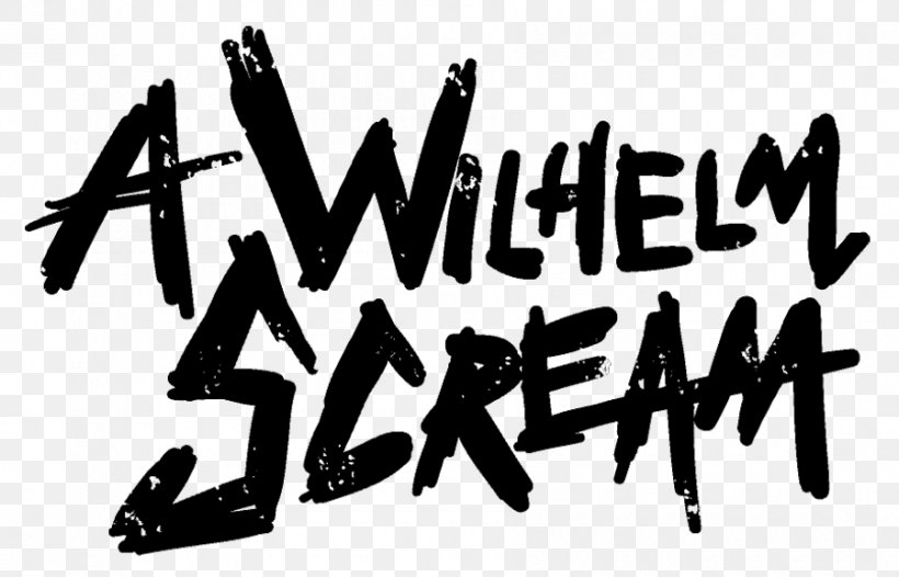 A Wilhelm Scream Logo Punk Rock Partycrasher, PNG, 900x578px, Wilhelm Scream, Art, Black And White, Brand, Compact Disc Download Free
