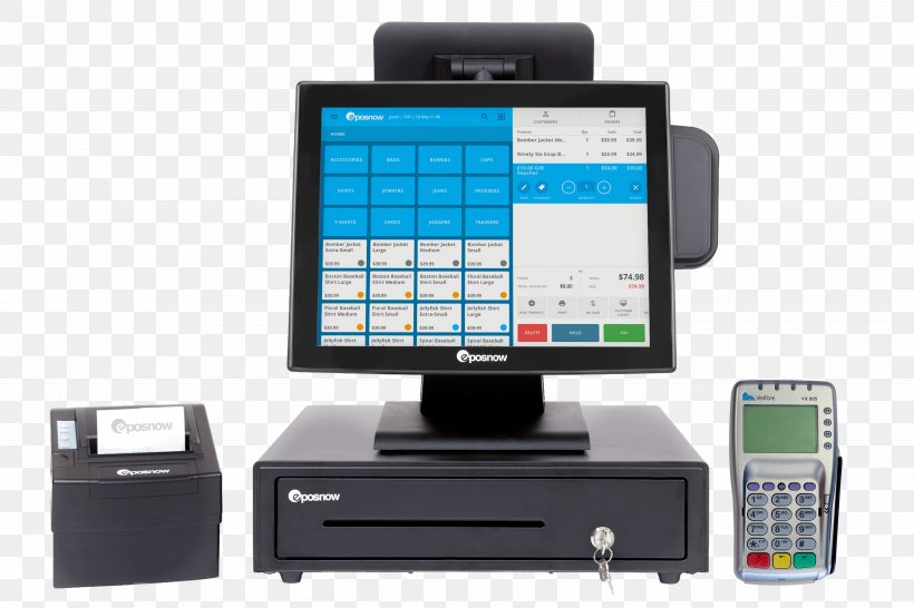 Point Of Sale Epos Now Cash Register Sales Retail, PNG, 5400x3600px, Point Of Sale, Business, Cash Register, Communication, Computer Monitor Accessory Download Free