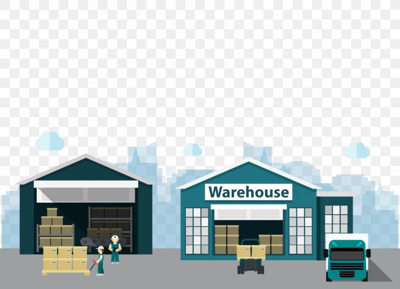 Warehouse Building Logistics Distribution, PNG, 1000x723px, Warehouse, Brand, Building, Business, Cargo Download Free