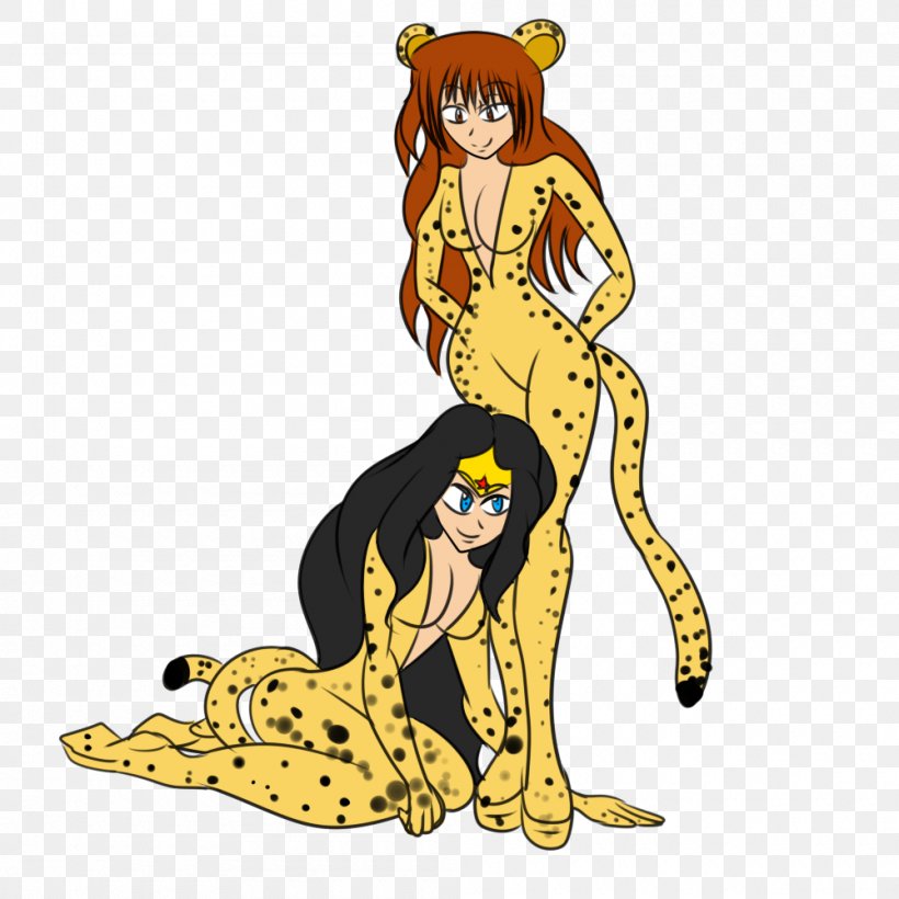 Diana Prince Cheetah Cat Lion Art, PNG, 1000x1000px, Diana Prince, Art, Big Cat, Big Cats, Carnivora Download Free