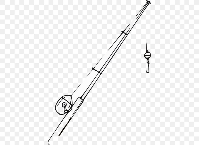 Fishing Rods Fish Hook Clip Art, PNG, 426x595px, Fishing Rods, Area, Bait, Bass Fishing, Black And White Download Free